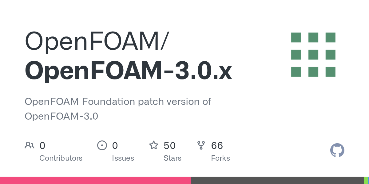 GitHub OpenFOAM/OpenFOAM3.0.x OpenFOAM Foundation patch version of