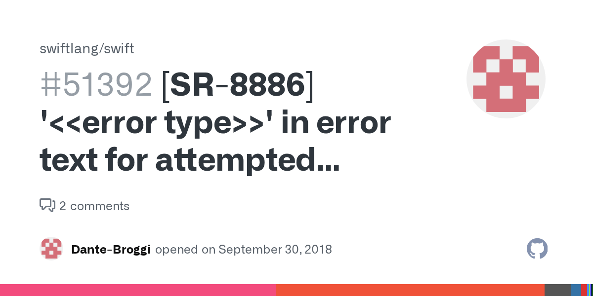 [SR8886] ' ' in error text for attempted generic associated type