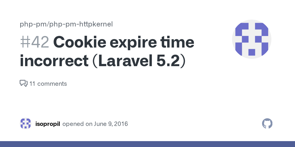 Cookie expire time incorrect (Laravel 5.2) · Issue 42 · phppm/phppm