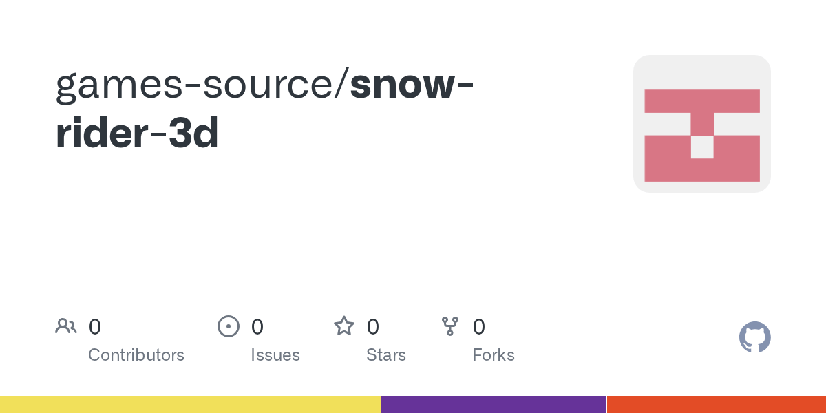 GitHub gamessource/snowrider3d · GitHub
