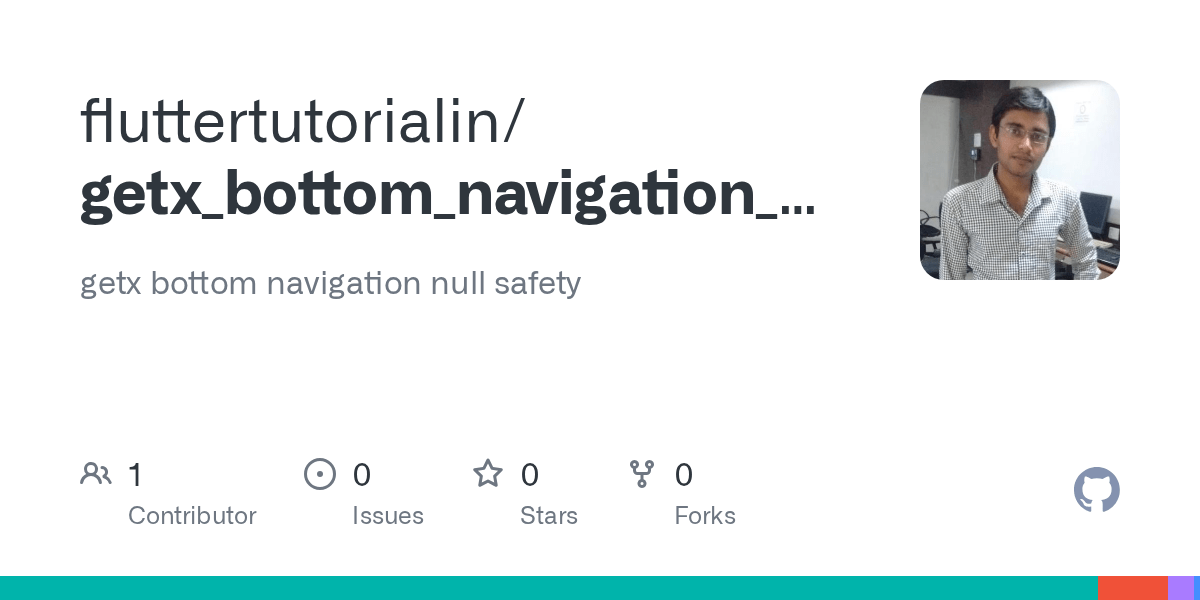 GitHub fluttertutorialin/getx_bottom_navigation_bar getx bottom