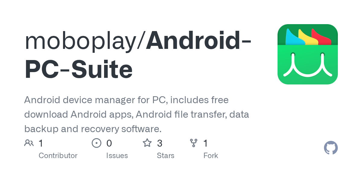 GitHub moboplay/AndroidPCSuite Android device manager for PC