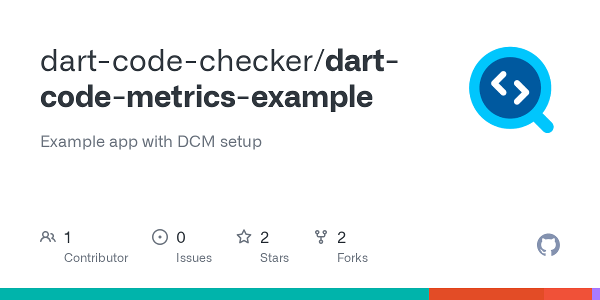 dartcodemetricsexample/main.dart at main · dartcodechecker/dart