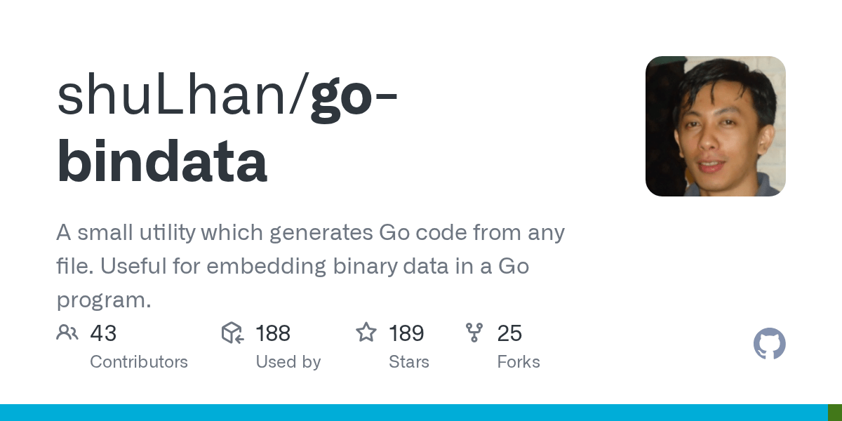 GitHub shuLhan/gobindata A small utility which generates Go code