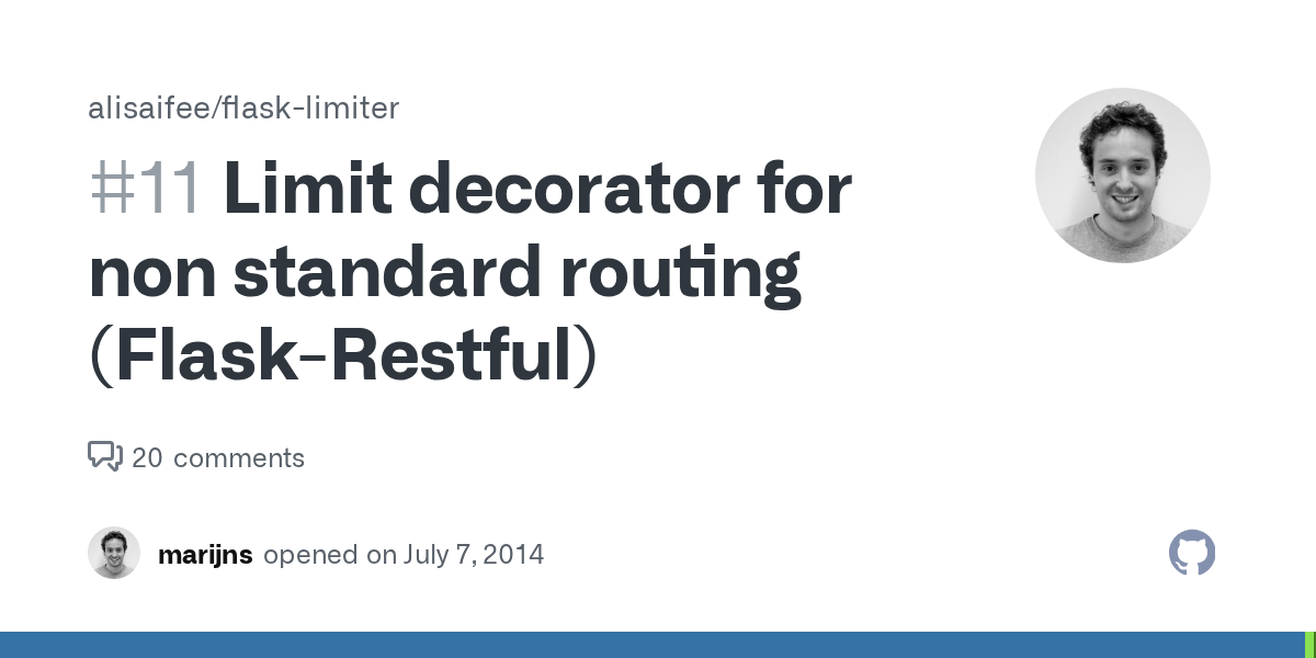 Limit decorator for non standard routing (FlaskRestful) · Issue 11