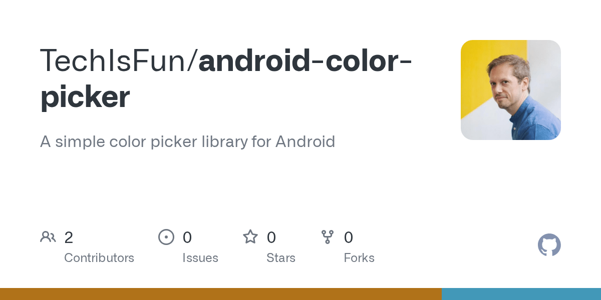 GitHub TechIsFun/androidcolorpicker A simple color picker library