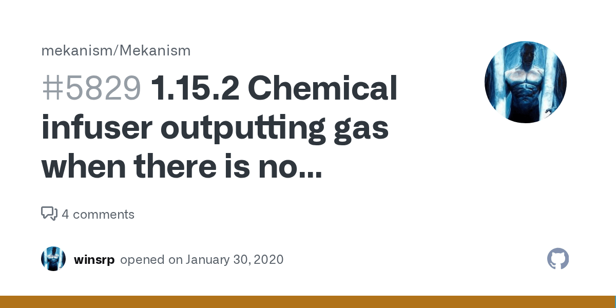 1.15.2 Chemical infuser outputting gas when there is no receiver or
