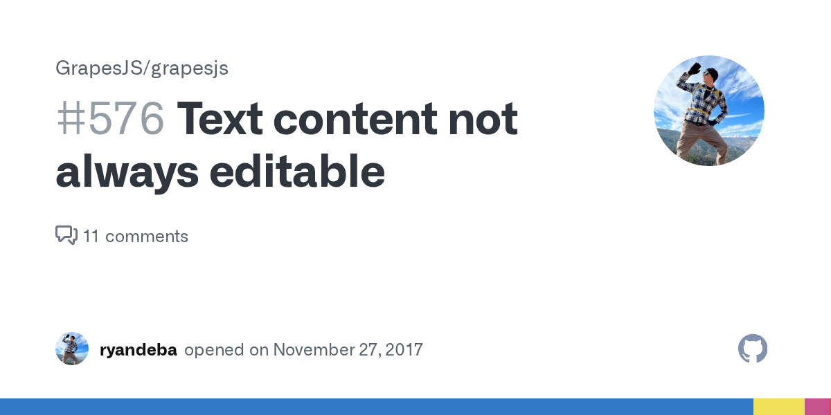 Text content not always editable · Issue 576 · GrapesJS/grapesjs · GitHub