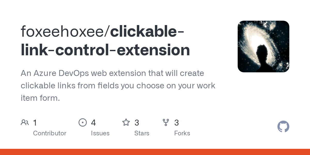 GitHub foxeehoxee/clickablelinkcontrolextension An Azure DevOps