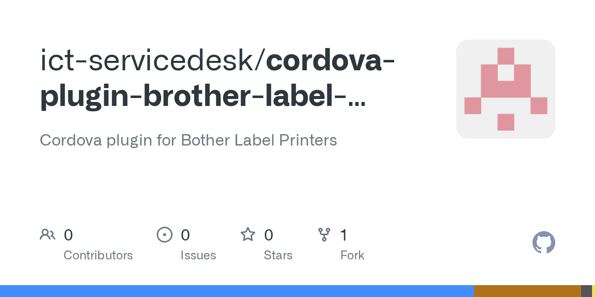 GitHub ictservicedesk/cordovapluginbrotherlabelprinter Cordova