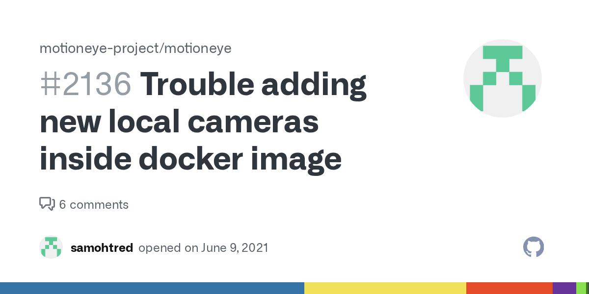 Trouble adding new local cameras inside docker image · Issue 2136