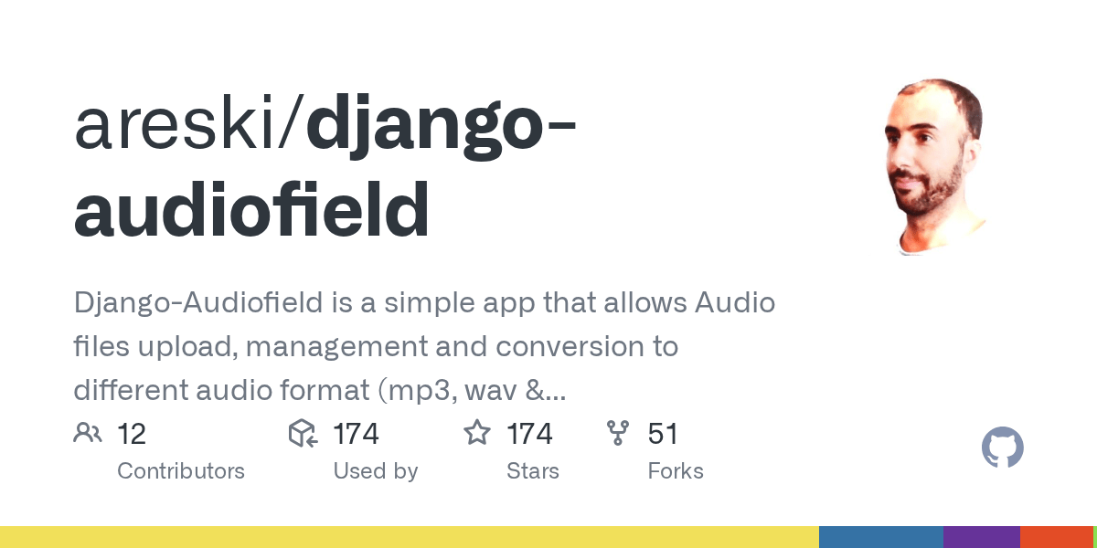 GitHub areski/djangoaudiofield DjangoAudiofield is a simple app
