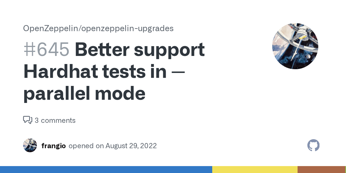 Better support Hardhat tests in parallel mode · Issue 645