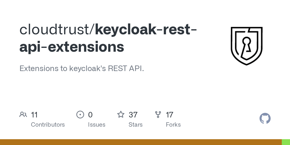 GitHub cloudtrust/keycloakrestapiextensions Extensions to