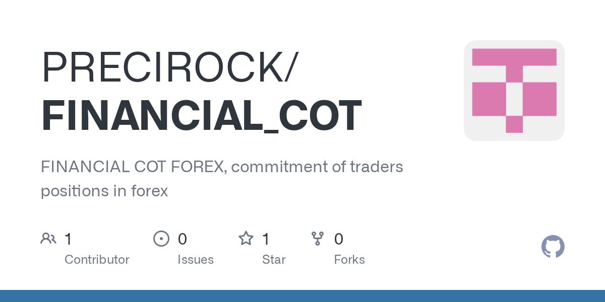 GitHub PRECIROCK/FINANCIAL_COT FINANCIAL COT FOREX, commitment of