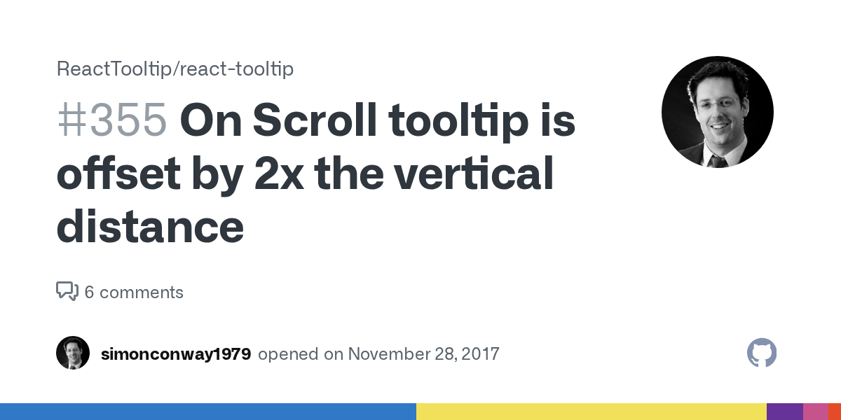 On Scroll tooltip is offset by 2x the vertical distance · Issue #355
