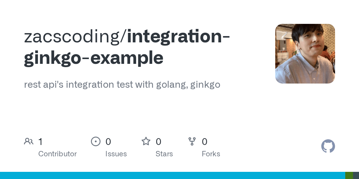 GitHub zacscoding/integrationginkgoexample rest api's integration
