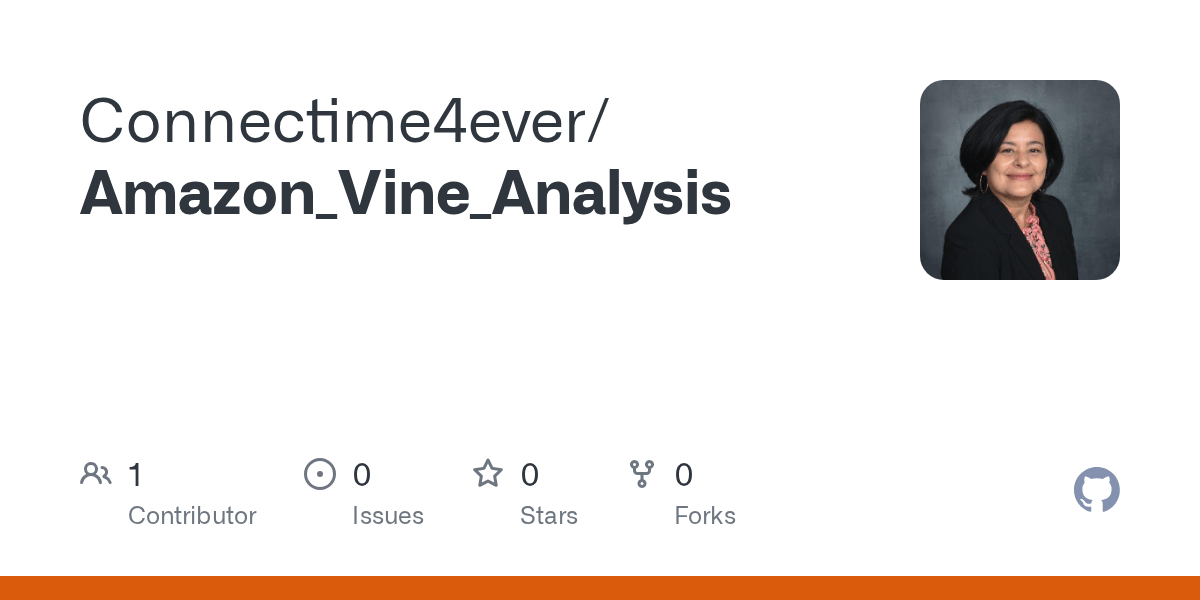 GitHub Connectime4ever/Amazon_Vine_Analysis