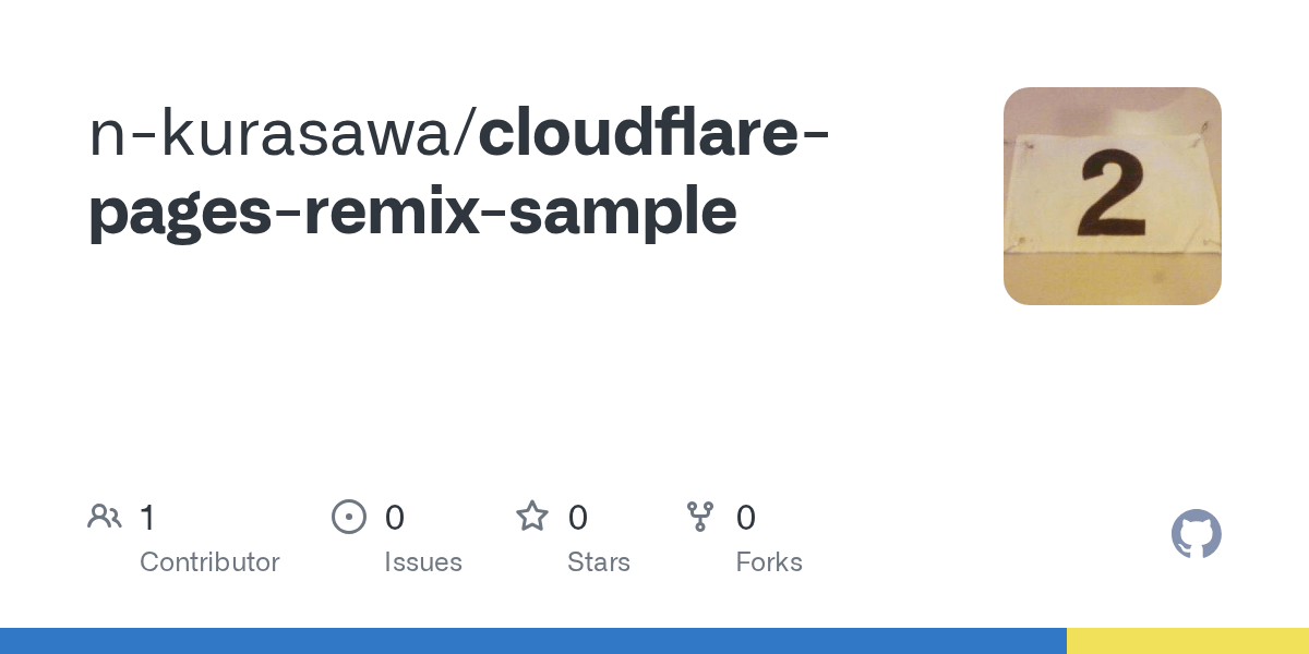 GitHub nkurasawa/cloudflarepagesremixsample
