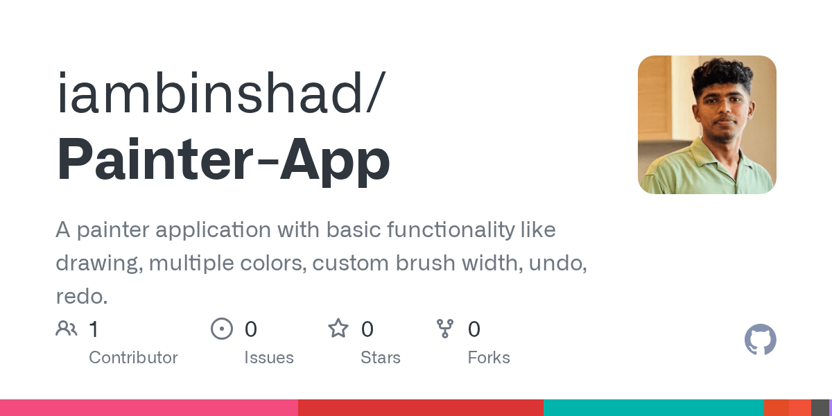 GitHub iambinshad/PainterApp A painter application with basic
