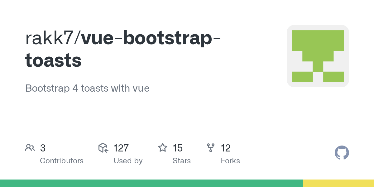 GitHub rakk7/vuebootstraptoasts Bootstrap 4 toasts with vue