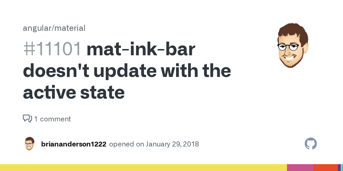 matinkbar doesn't update with the active state · Issue 11101