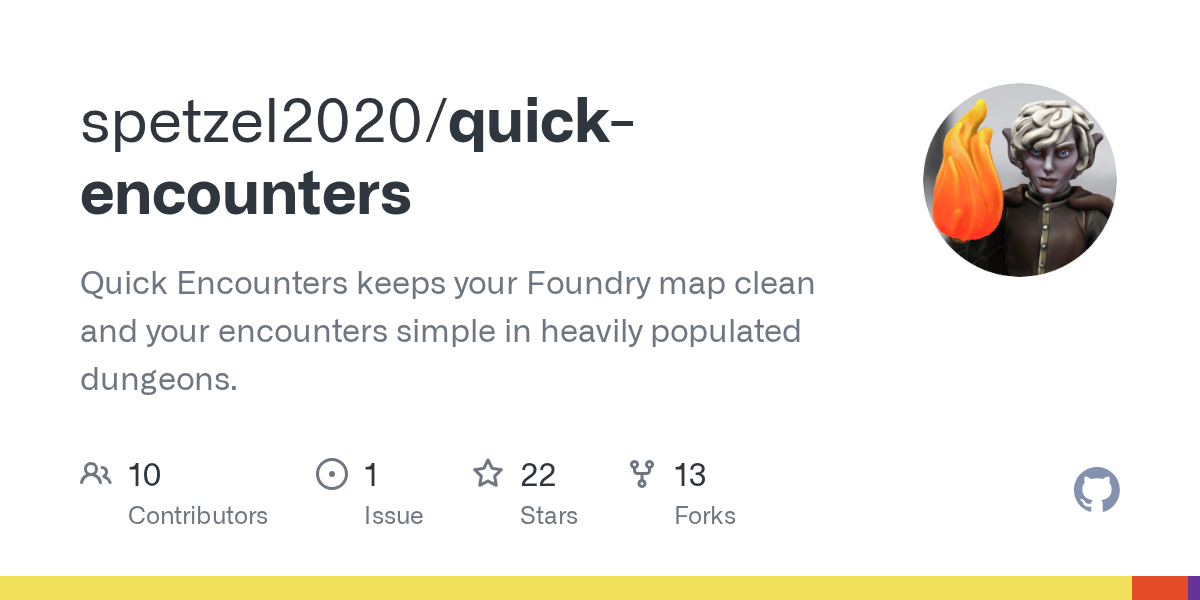 GitHub spetzel2020/quickencounters Quick Encounters keeps your