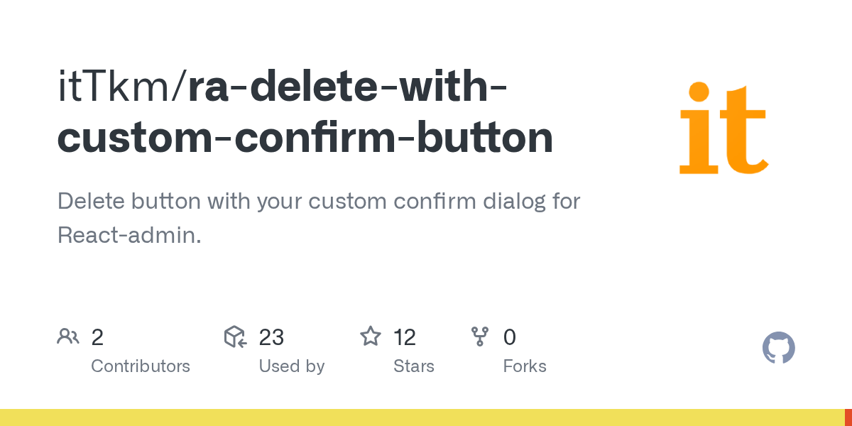 GitHub itTkm/radeletewithcustomconfirmbutton Delete button with
