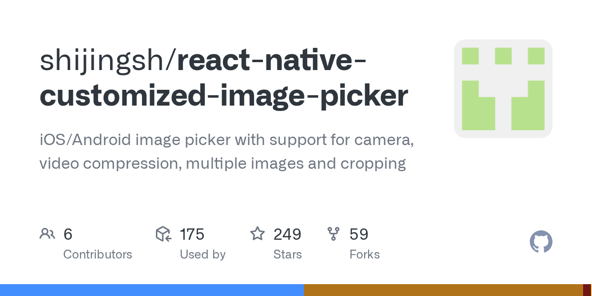 GitHub shijingsh/reactnativecustomizedimagepicker iOS/Android