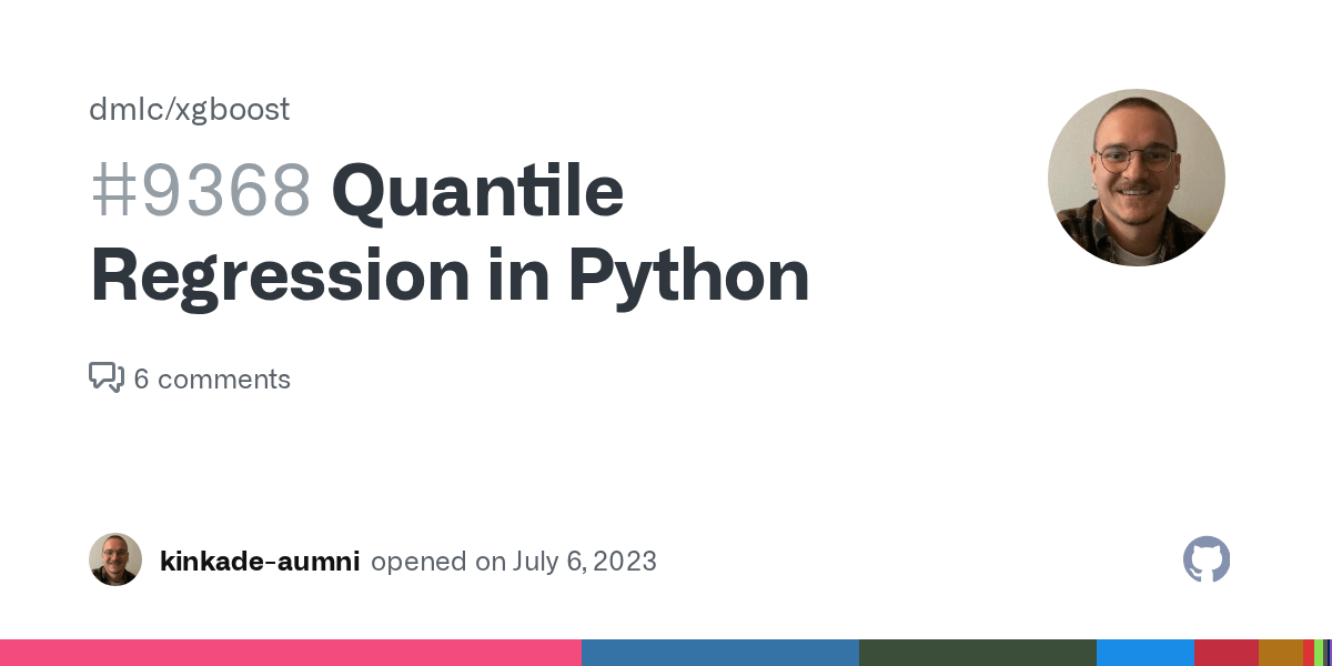 Quantile Regression in Python · Issue 9368 · dmlc/xgboost · GitHub