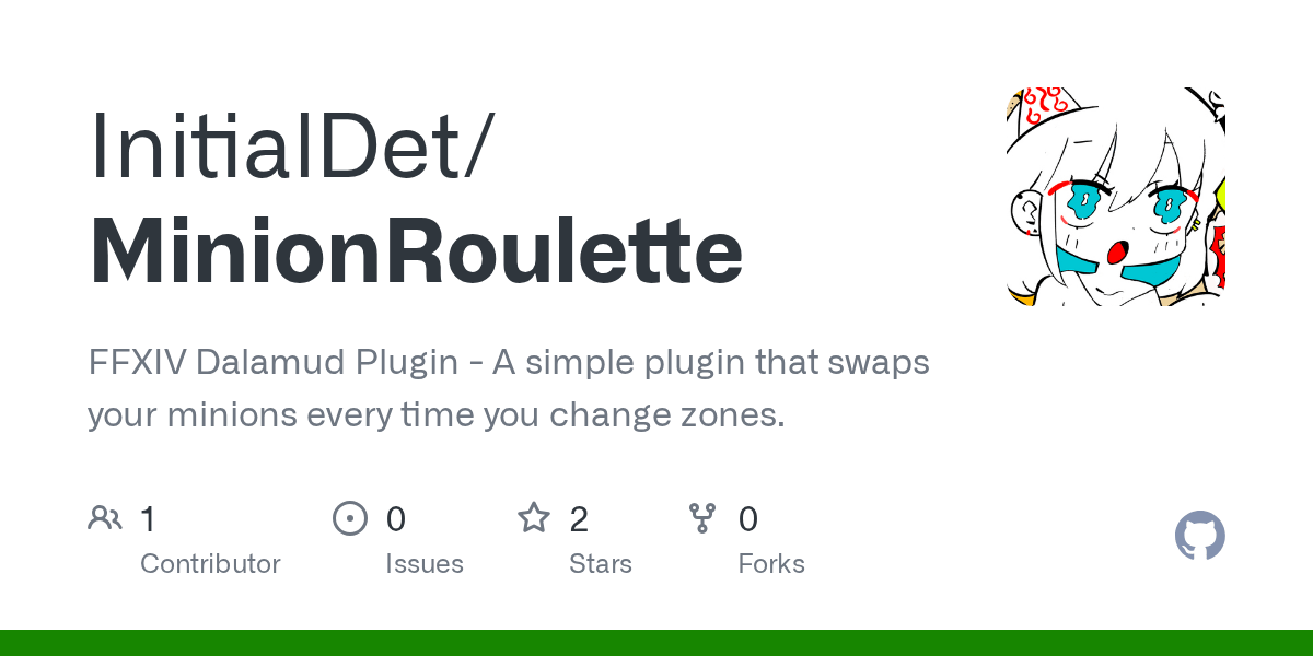 GitHub InitialDet/MinionRoulette FFXIV Dalamud Plugin A simple