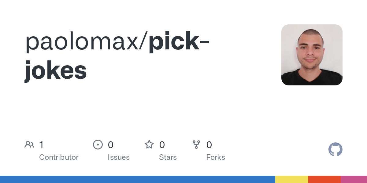 GitHub paolomax/pickjokes