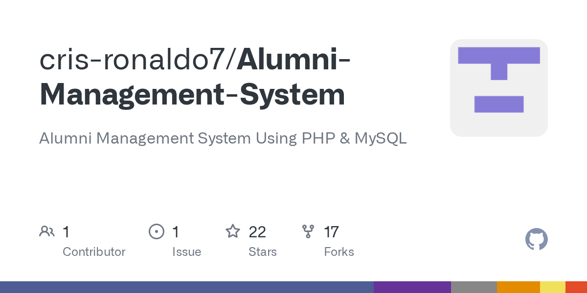 GitHub crisronaldo7/AlumniManagementSystem Alumni Management