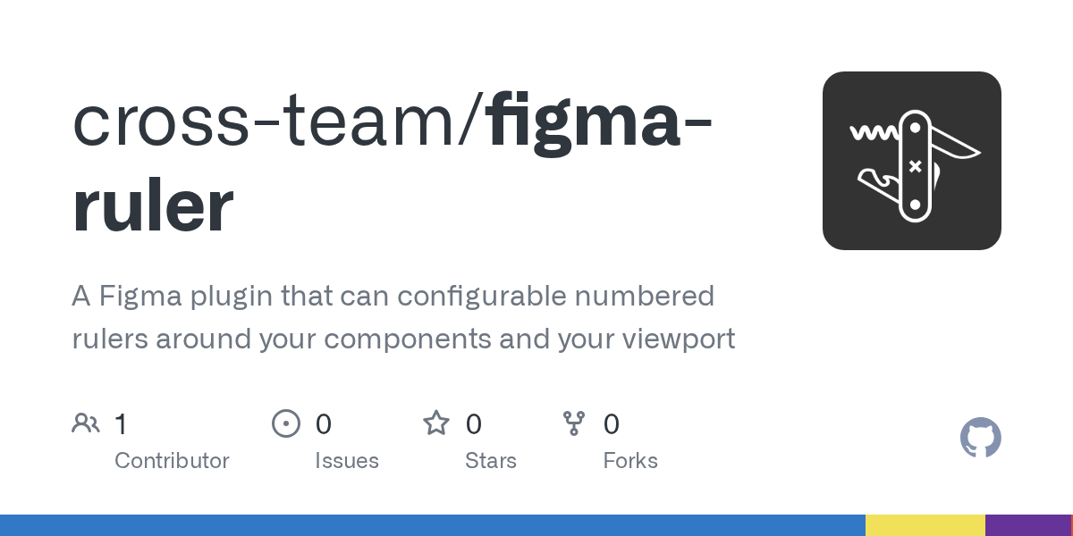 GitHub crossteam/figmaruler A Figma plugin that can configurable