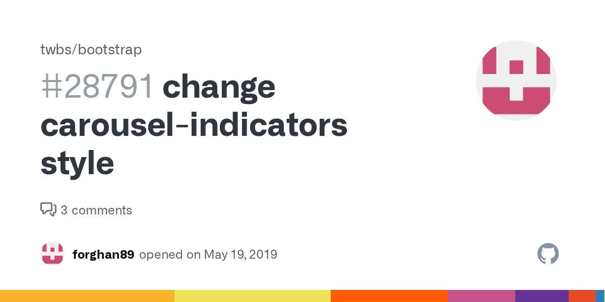 change carouselindicators style · Issue 28791 · twbs/bootstrap · GitHub