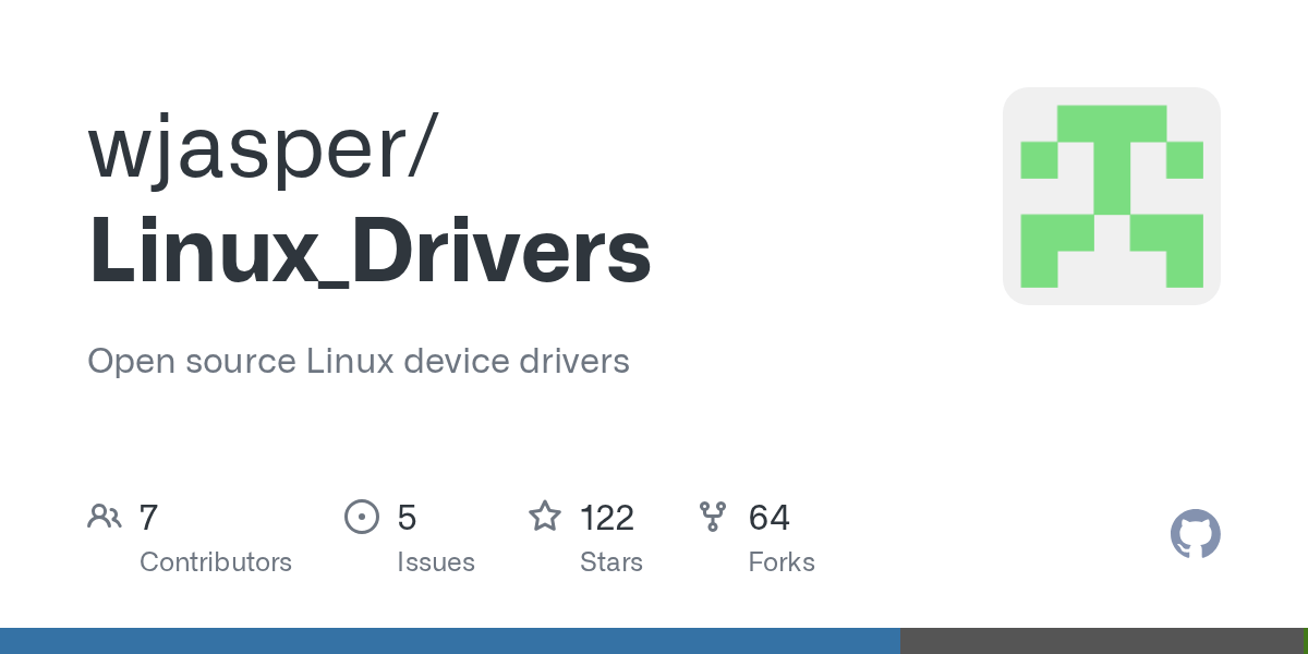 GitHub wjasper/Linux_Drivers Open source Linux device drivers