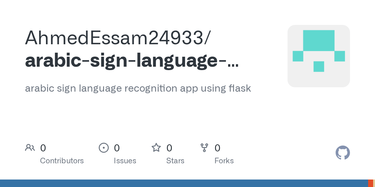 GitHub AhmedEssam24933/arabicsignlanguagerecognitionappusingflask arabic sign language