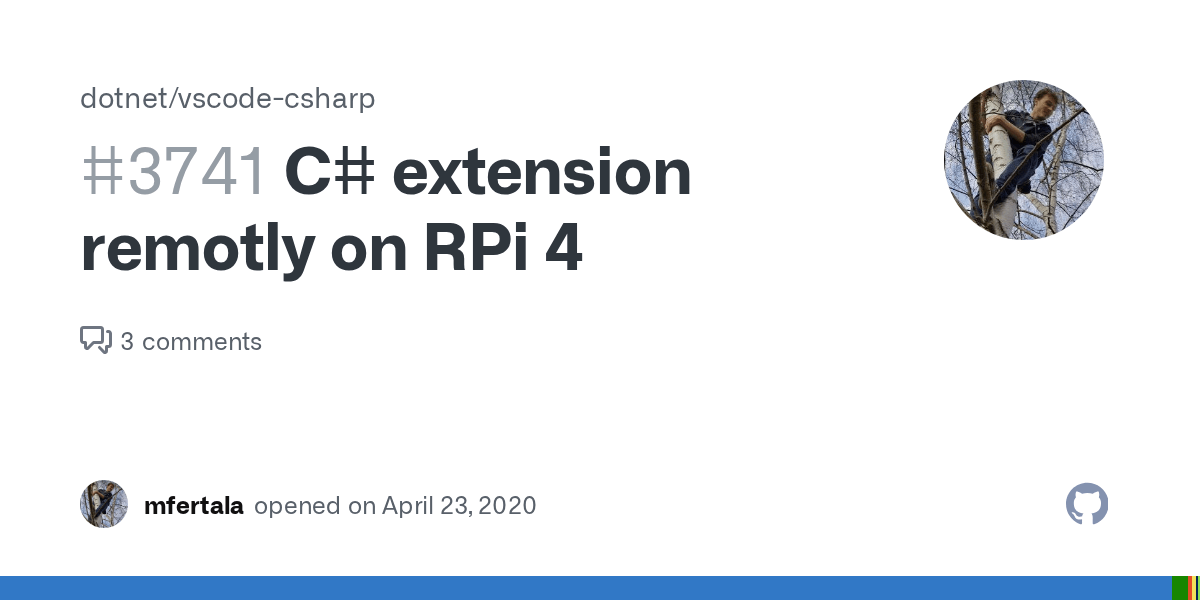 C extension remotly on RPi 4 · Issue 3741 · · GitHub