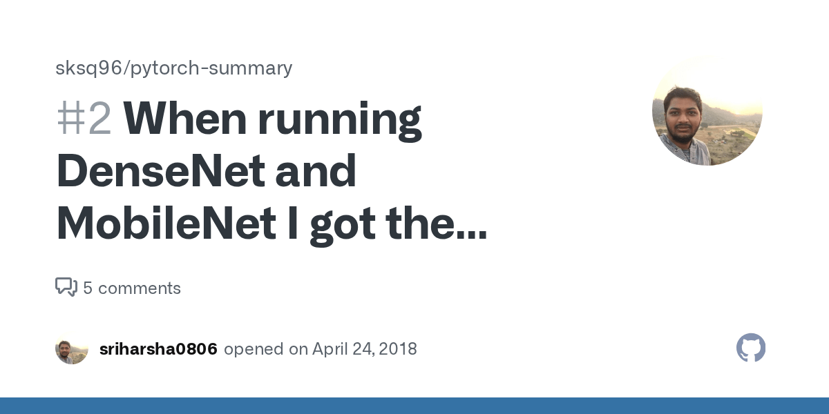 When running and I got the following errors · Issue