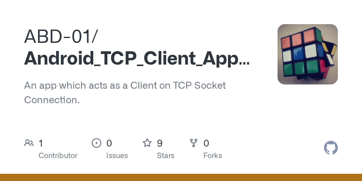 GitHub ABD01/Android_TCP_Client_Application An app which acts as a