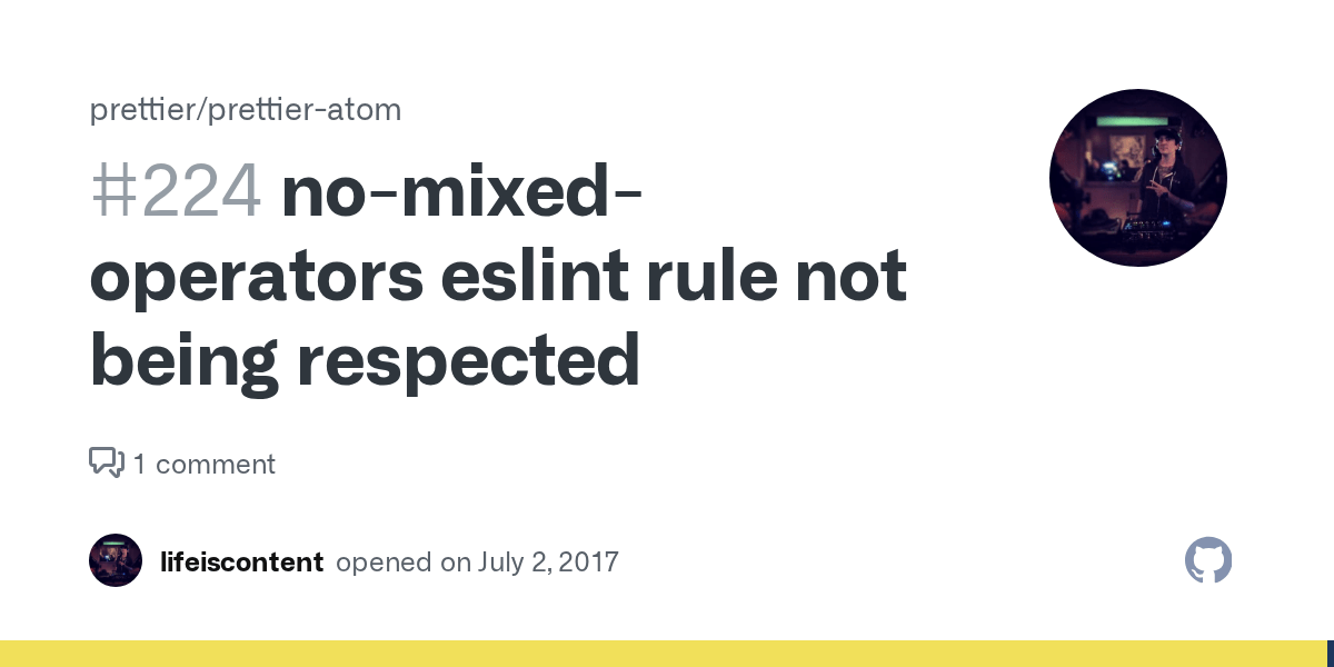 nomixedoperators eslint rule not being respected · Issue 224 · prettier/prettieratom · GitHub