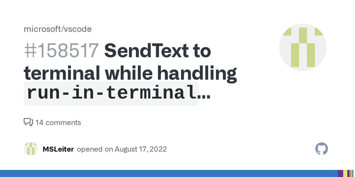 SendText to terminal while handling `run-in-terminal` request send