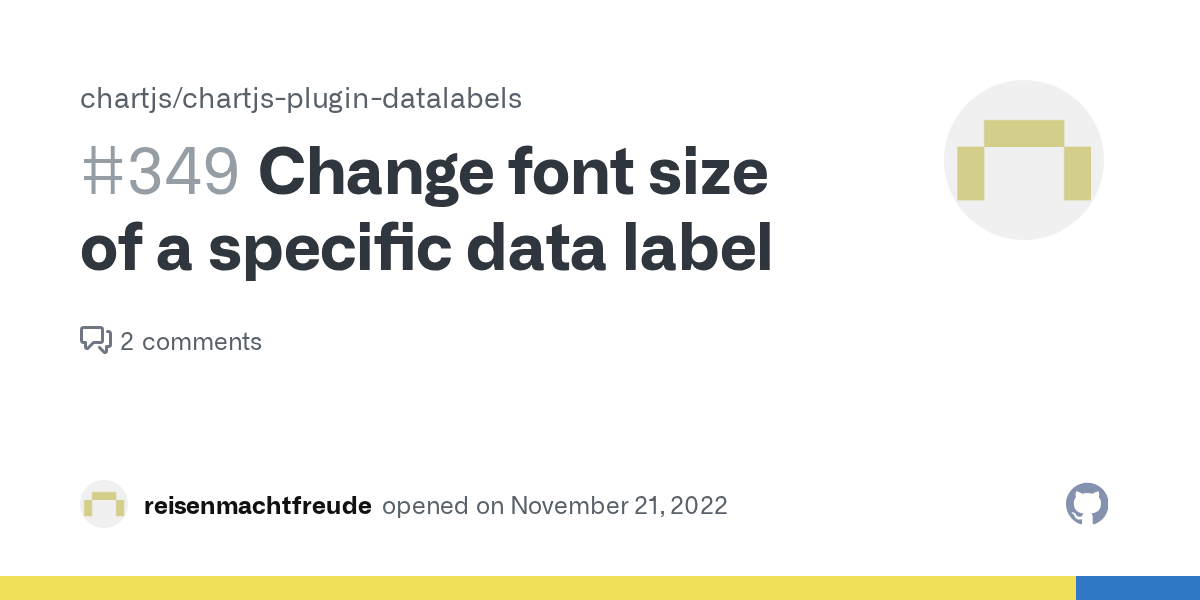 Change font size of a specific data label · Issue 349 · chartjs