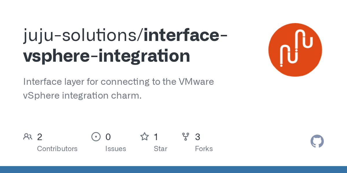 GitHub jujusolutions/interfacevsphereintegration Interface layer