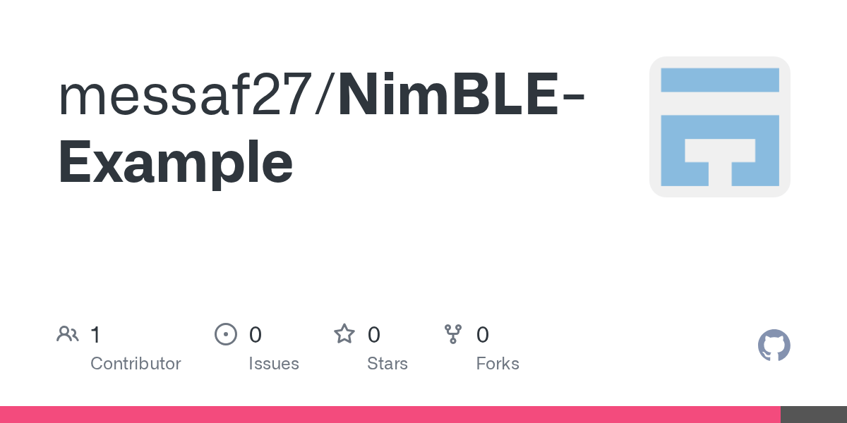 GitHub messaf27/NimBLEExample
