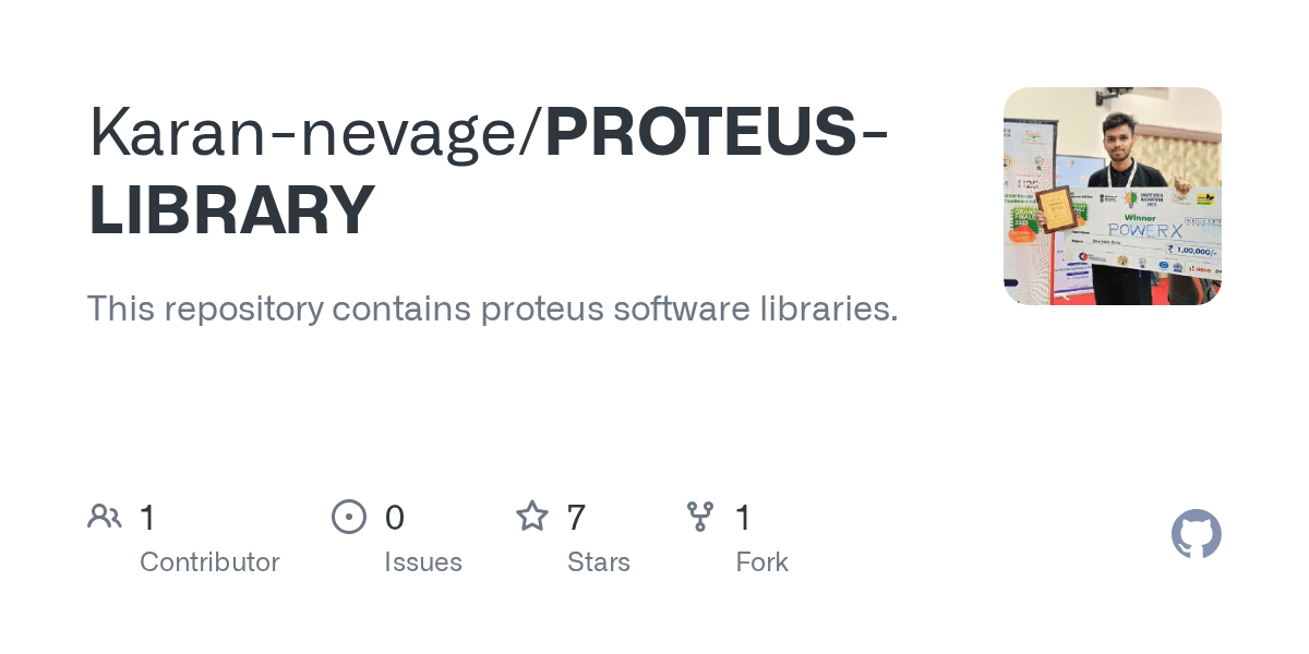 GitHub tueuer/PROTEUSLIBRARY This repository contains proteus