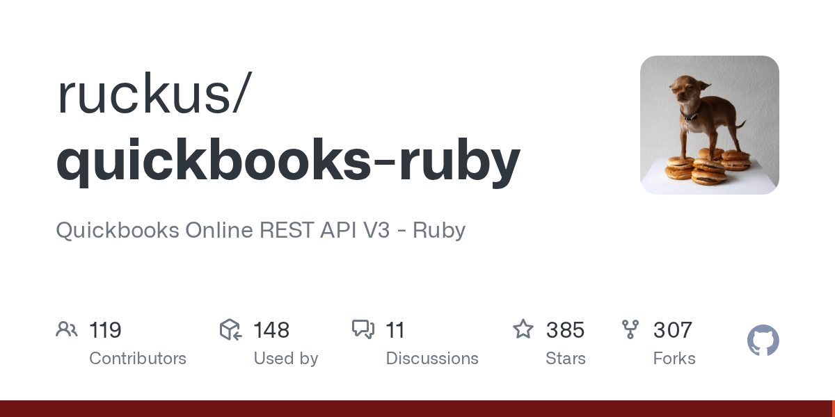 GitHub ruckus/quickbooksruby Quickbooks Online REST API V3 Ruby