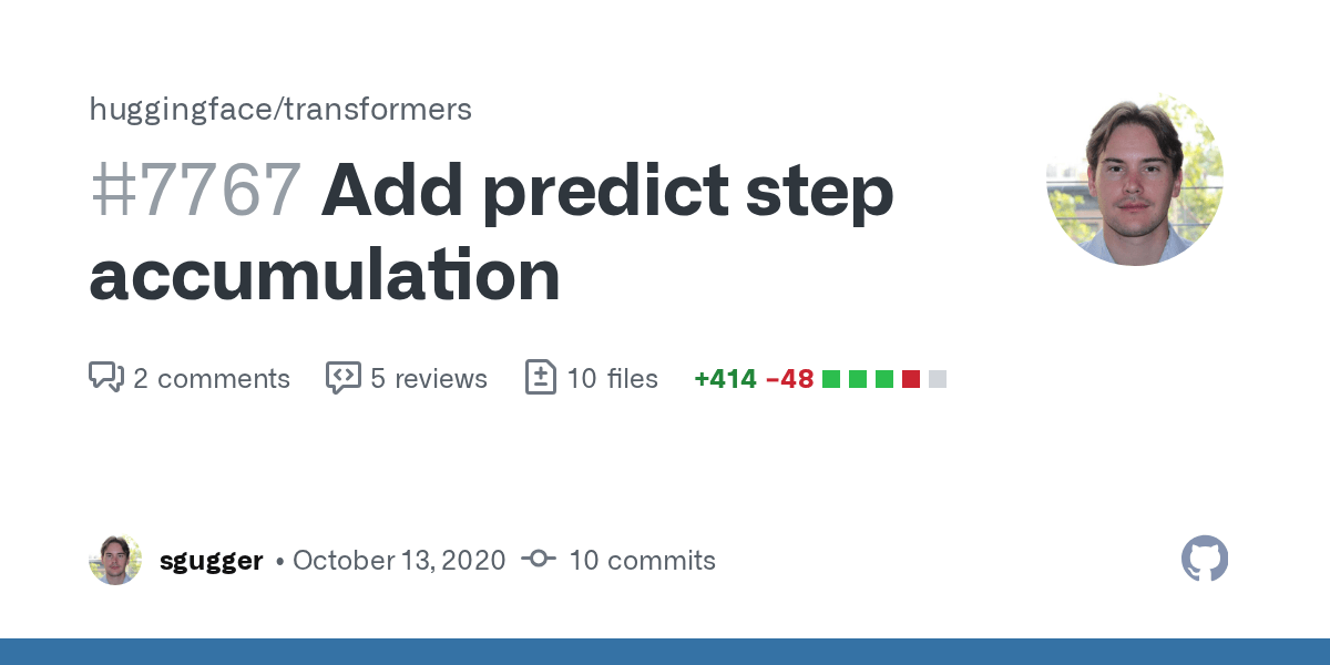 Add predict step accumulation by sgugger · Pull Request 7767