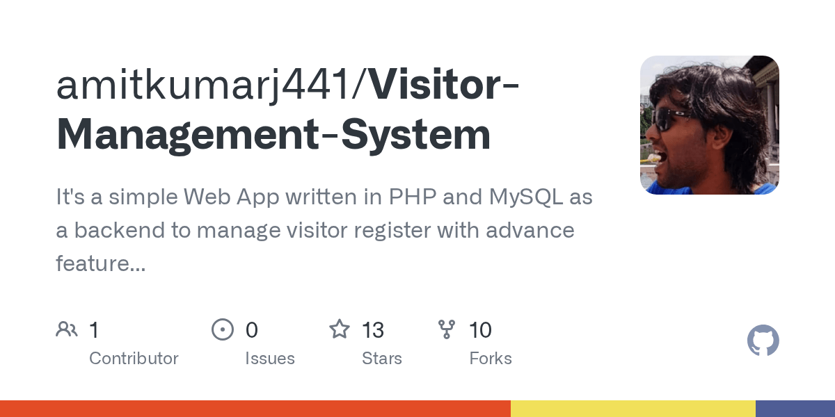 GitHub amitkumarj441/VisitorManagementSystem It's a simple  App