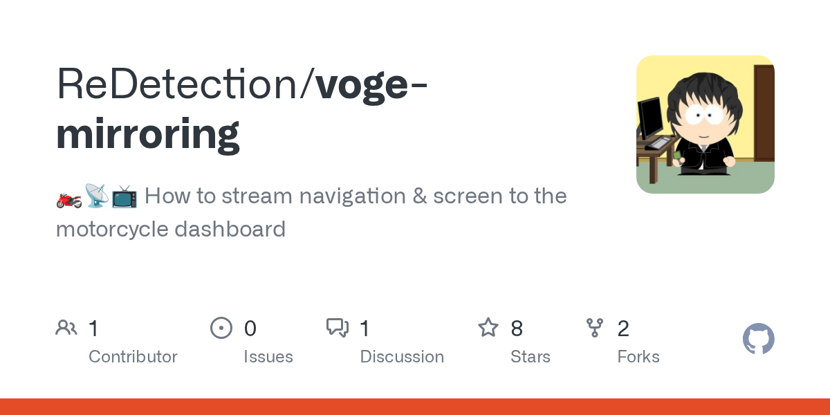 GitHub ReDetection/vogemirroring 🏍📡📺 How to stream navigation